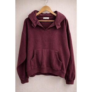 mnml Mens Hoodie Sweatshirt Size M French Terry Pullover Kangaroo Pocket Cotton